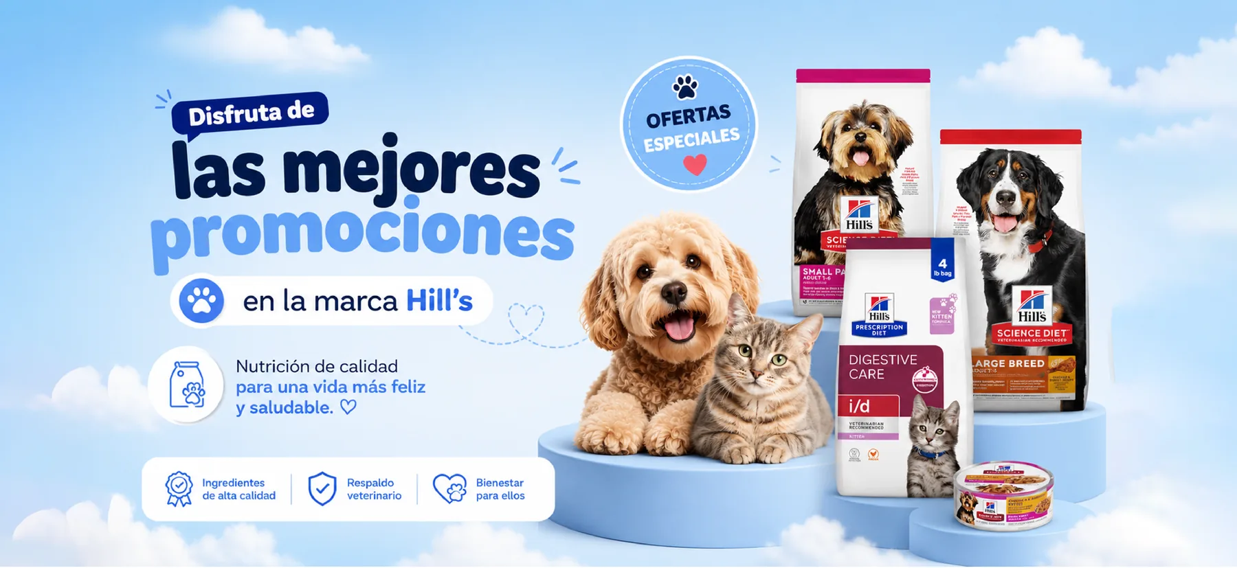 Disfruta de las mejores promociones en la marca Hill's.