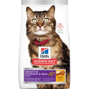 Hills Alimento Para Gato Adulto Estomago Y Piel Sensible Pollo 3,5 Lb (1,59 Kg)