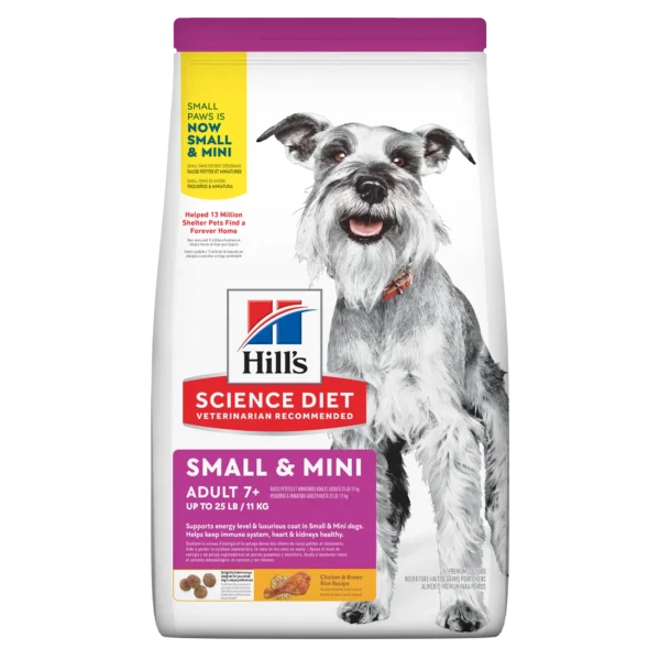 Hills Alimento Para Perros Adultos 7+ Razas Minis Y Pequeñas 4,5Lb